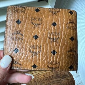 COPY - MCM Visetos Men’s Wallet Leather EUC